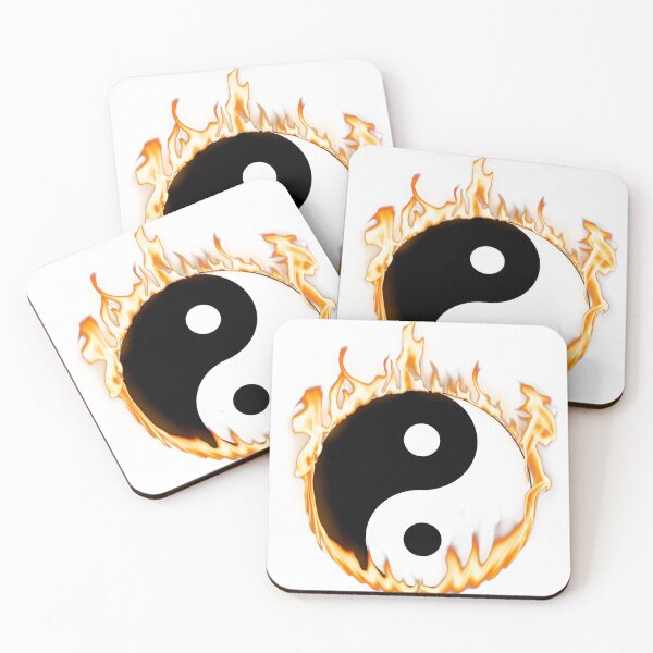 Item preview, Yin Yang Fire Feng Shui Burning Ying Yang Taoism Buddhism designed and sold by Minnesnowta.