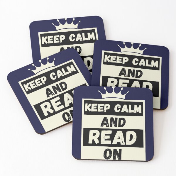 Item preview, Keep calm and read on designed and sold by JAdotdotDesigns.