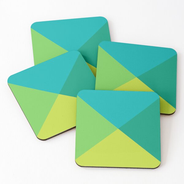 Item preview, Green Shade Decent Geometrical Pattern designed and sold by TheArtism.