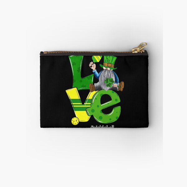 Item preview, Cute Love Irish Gnome Pickleball Player St Patricks Day Shamrock Team designed and sold by tuanitus.