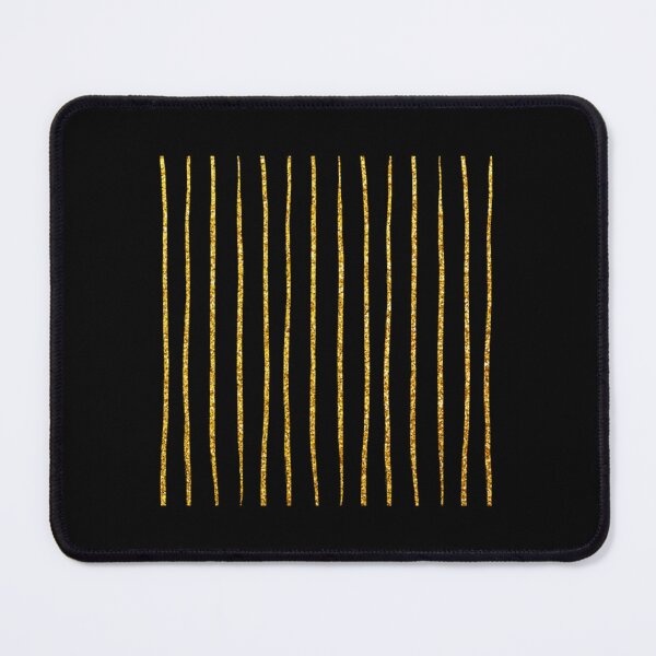 Item preview, Art Deco Gold Hues (Faux) Glitter Vertical Lines on Black Velvet Hues  Classic . designed and sold by doriskellyr.