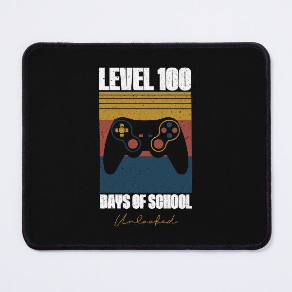 Item preview, Funny Level 100 Days Of School Unlocked Gifts For Teacher & Kids gamer designed and sold by Fashions-Gifts.