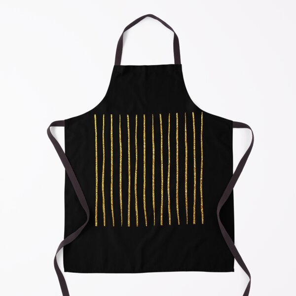 Item preview, Art Deco Gold Hues (Faux) Glitter Vertical Lines on Black Velvet Hues Classic . designed and sold by doriskellyr.