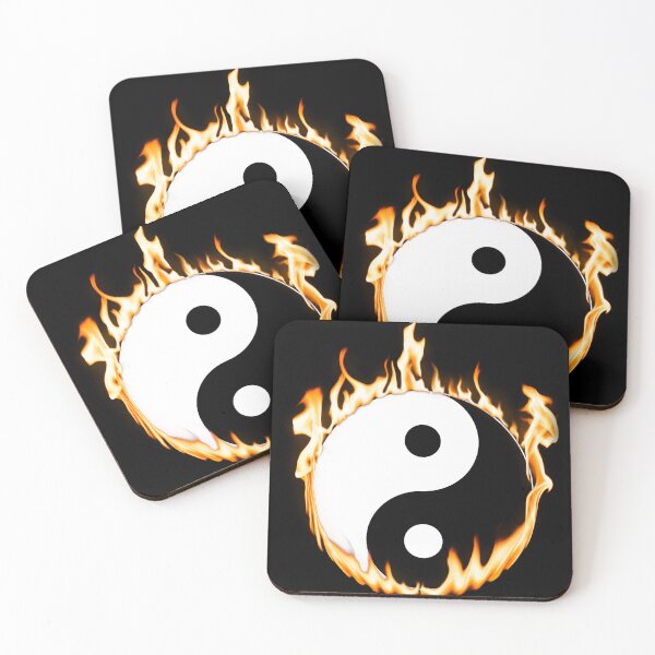 Item preview, Yin Yang Fire Feng Shui Burning Ying Yang Taoism Buddhism designed and sold by Minnesnowta.
