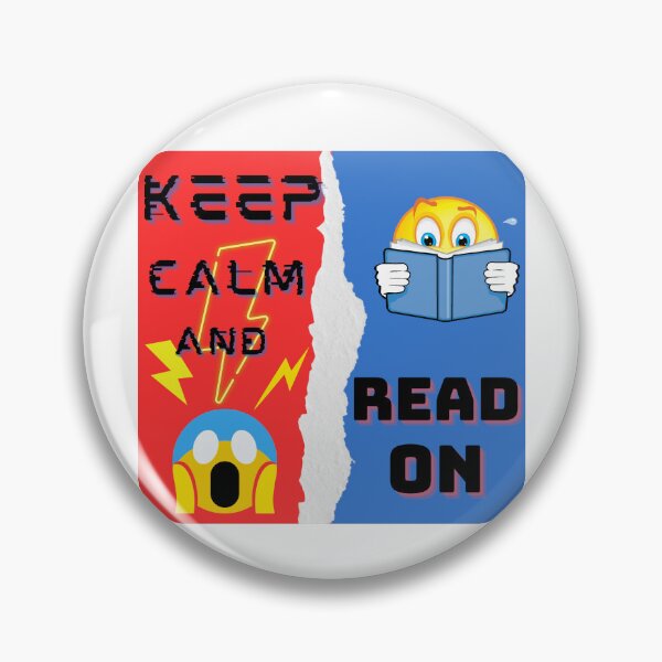 Item preview, Keep calm and read on designed and sold by JAdotdotDesigns.