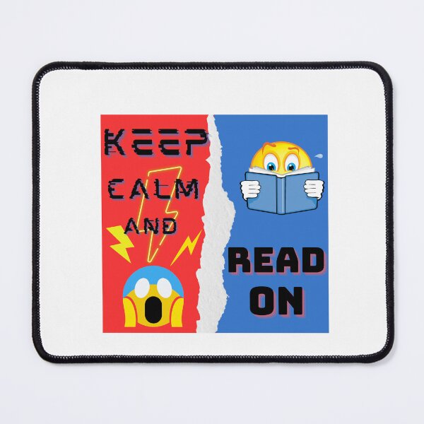 Item preview, Keep calm and read on designed and sold by JAdotdotDesigns.