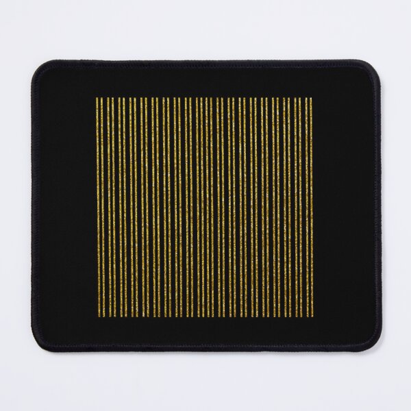 Item preview, Art Deco Gold-(Faux)-Glitter Thin Vertical Lines on Black Classic . designed and sold by doriskellyr.