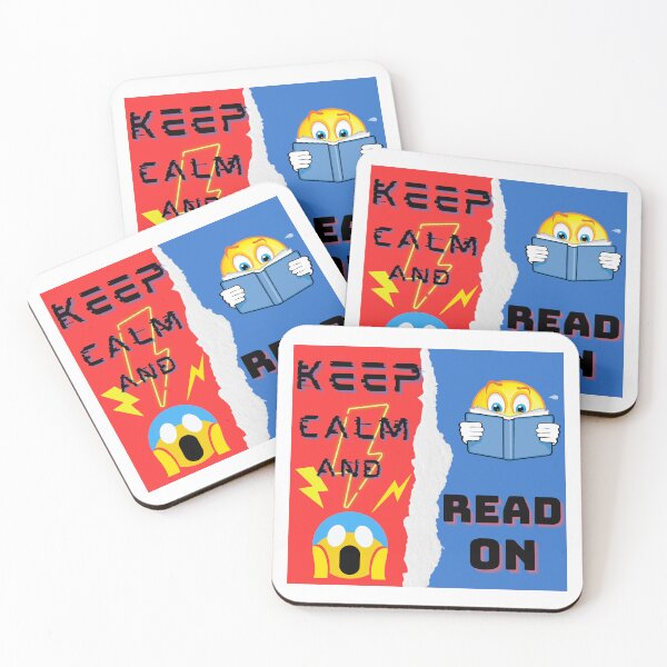 Item preview, Keep calm and read on designed and sold by JAdotdotDesigns.