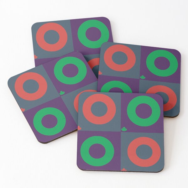 Item preview, Mexico/Canada donuts red green  designed and sold by Sleepygirl2010.