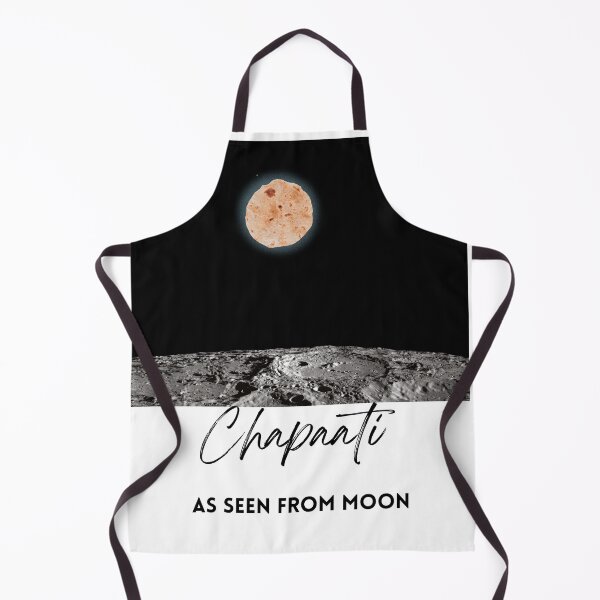 Item preview, Chapaati As Seen From Moon 1 | Funny Desi designed and sold by CosmicStory.