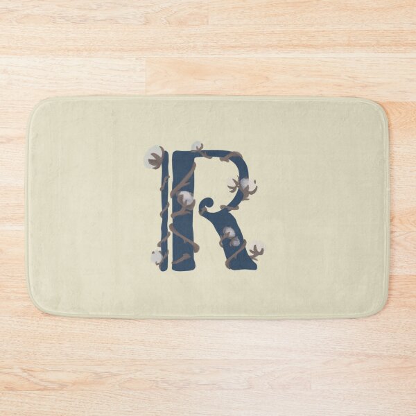 Item preview, Cotton monogram letter R designed and sold by Maelyn-Couch.