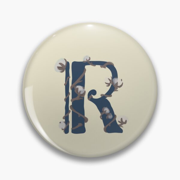 Item preview, Cotton monogram letter R designed and sold by Maelyn-Couch.