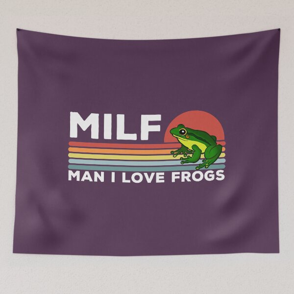 Item preview, MILF Man I Love Frogs Funny Frogs T-Shirt designed and sold by LillyDasha.