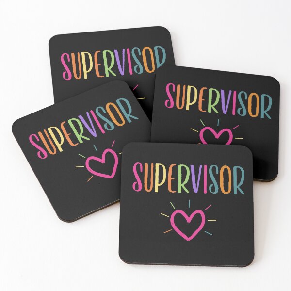 Item preview, Supervisor Love Heart - Facilitator Professional Chaos Coordinator  designed and sold by JukeLox.