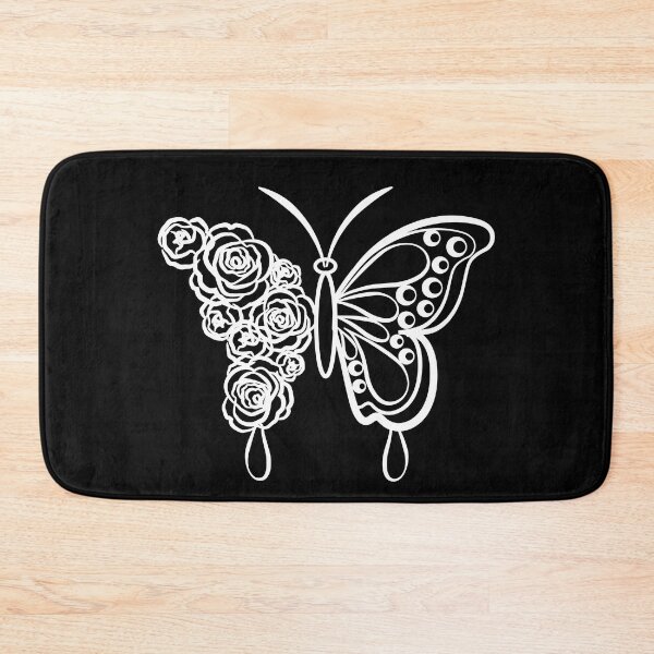 Item preview, Butterfly And Roses Line Art designed and sold by samah82.
