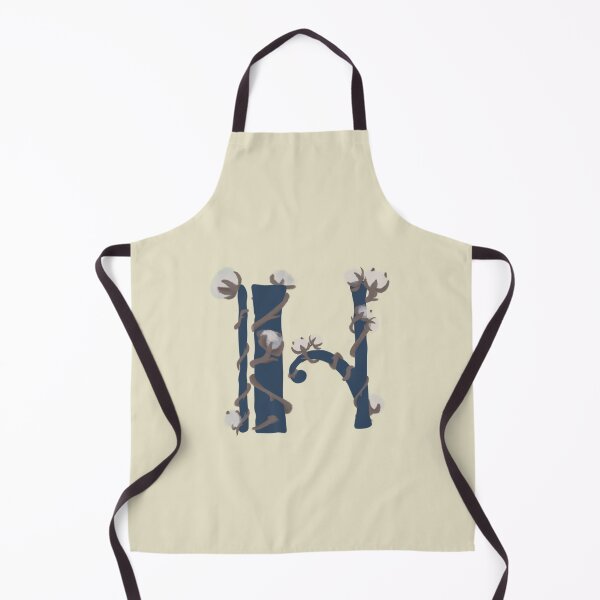 Item preview, Cotton monogram letter H designed and sold by Maelyn-Couch.