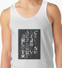 Alphabet typography Tank Top