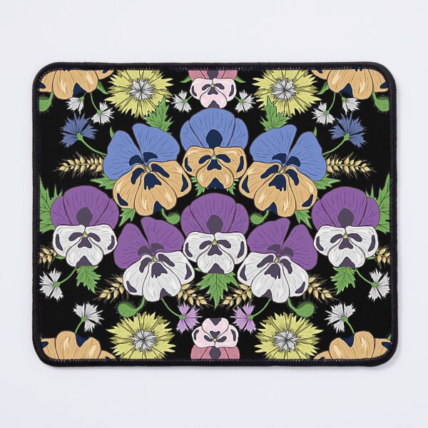 Item preview, Pansies Floral Vintage Gardening Ukrainian Vyshyvanka Style designed and sold by rileyamiy.
