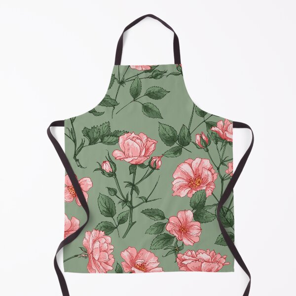 Item preview, Pink roses pattern. Flowers vector color drawing. Jasmine. Briar. Shrub roses and rose hips designed and sold by IrinaVaneeva.