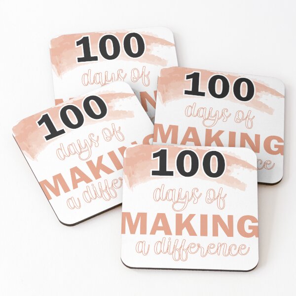 Item preview, 100 Days Of Making A Difference designed and sold by beefrancky.