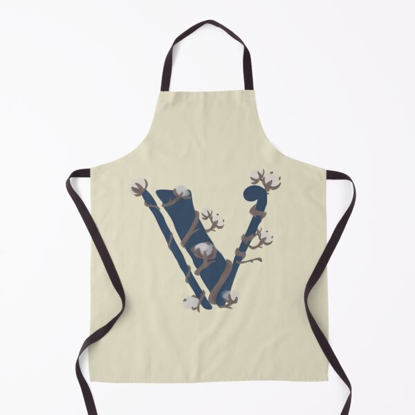 Item preview, Cotton monogram letter V designed and sold by Maelyn-Couch.