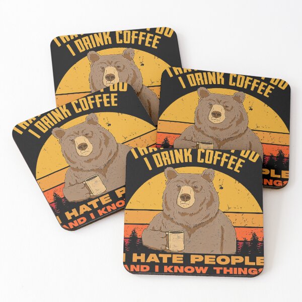 Item preview, Funny That's What I Do I Drink Coffee I Hate People Vintage  designed and sold by fostebris.