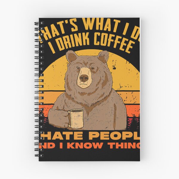 Item preview, Funny That's What I Do I Drink Coffee I Hate People Vintage  designed and sold by fostebris.