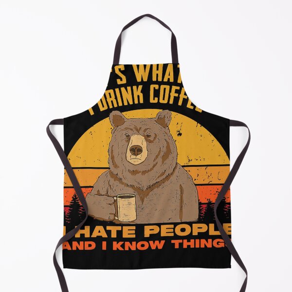 Item preview, Funny That's What I Do I Drink Coffee I Hate People Vintage designed and sold by fostebris.