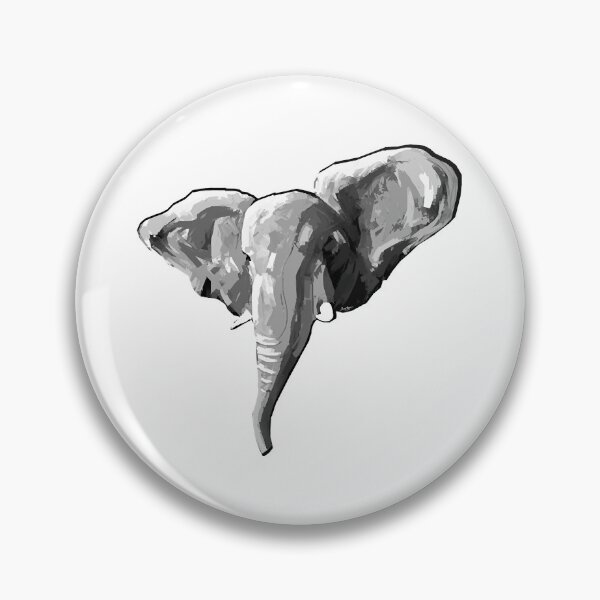 Item preview, Black and White Elephant  designed and sold by itronghieu19.