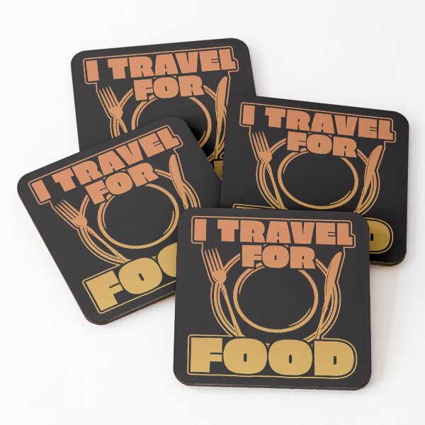 Item preview, I Travel For Food - food and traveling eat foodie designed and sold by EdwardSamuels.