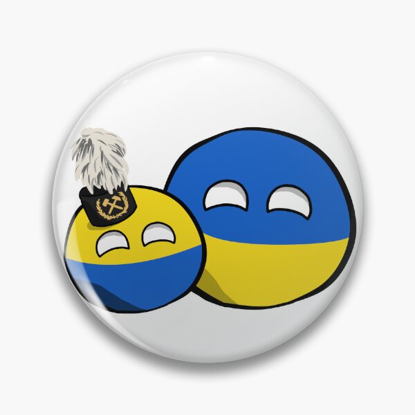 Item preview, Silesia Ukraine Countryballs designed and sold by silentrebel.