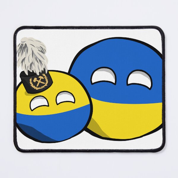 Item preview, Silesia Ukraine Countryballs designed and sold by silentrebel.