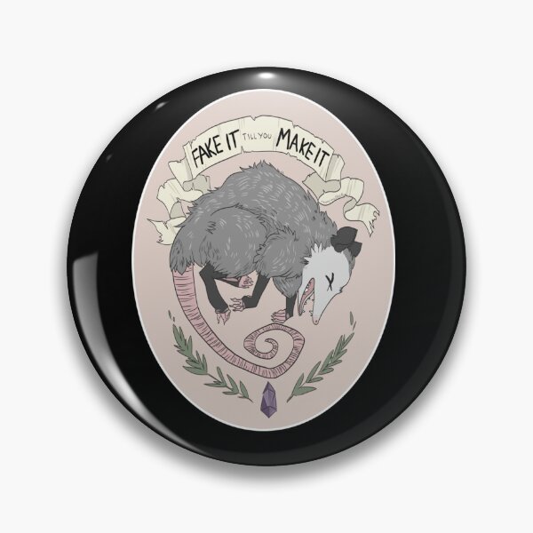 Item preview, Fake It Till You Make It Sticker designed and sold by JulianSlotta.