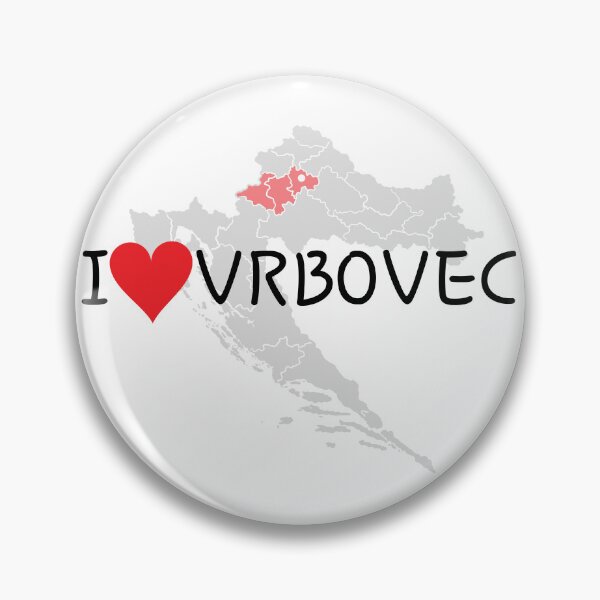 Artikelvorschau, "Ich liebe Vrbovec" entworfen und verkauft von MC Art Studio.