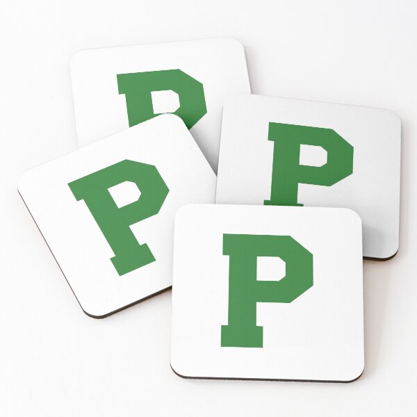 Item preview, Alphabet, Green P, Sports letter P designed and sold by TheCultStuff.