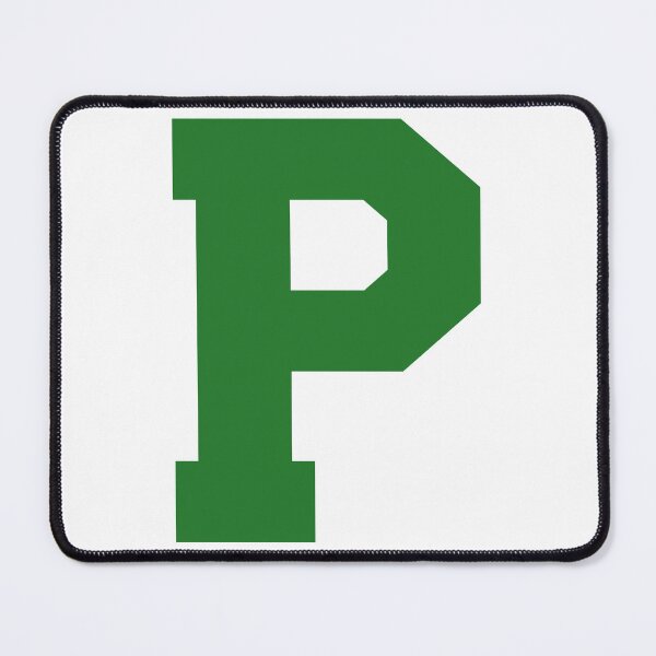 Item preview, Alphabet, Green P, Sports letter P designed and sold by TheCultStuff.