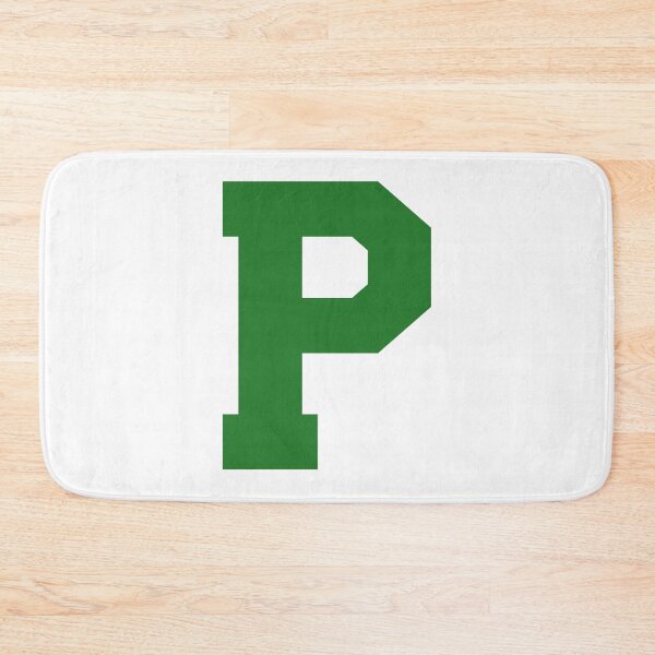 Item preview, Alphabet, Green P, Sports letter P designed and sold by TheCultStuff.