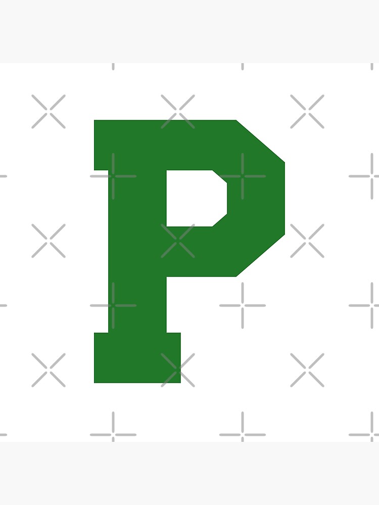 "Alphabet, Green P, Sports letter P" Poster for Sale by TheCultStuff