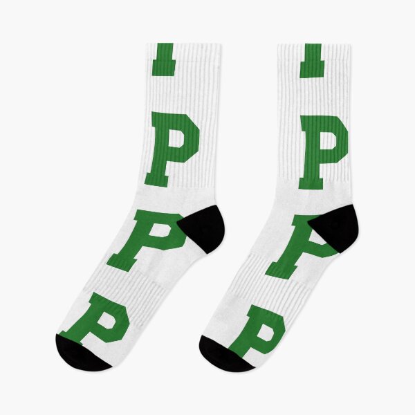 Item preview, Alphabet, Green P, Sports letter P designed and sold by TheCultStuff.