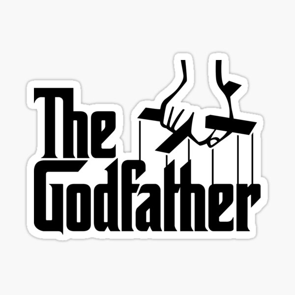 The Godfather Logo Stickers For Sale Redbubble The Godfather Logo Stickers For Sale Redbubble