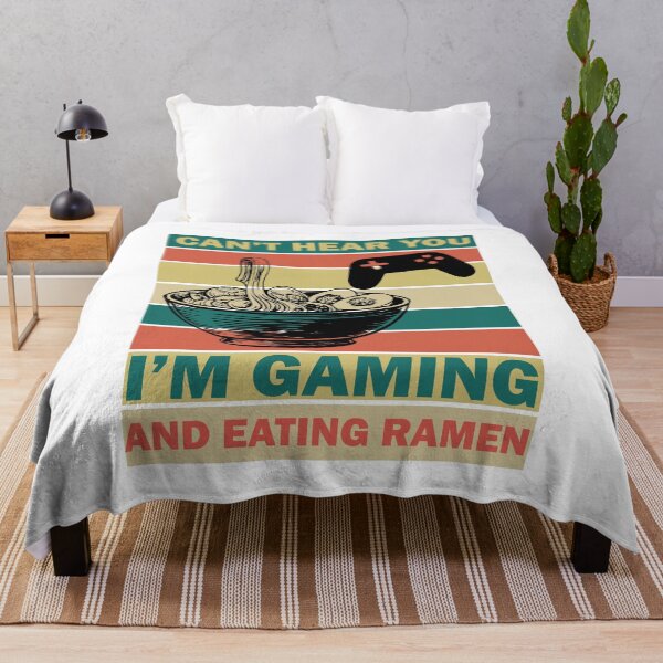 Item preview, Can’t Hear You I’m Gamming And Eating Ramen designed and sold by beefrancky.