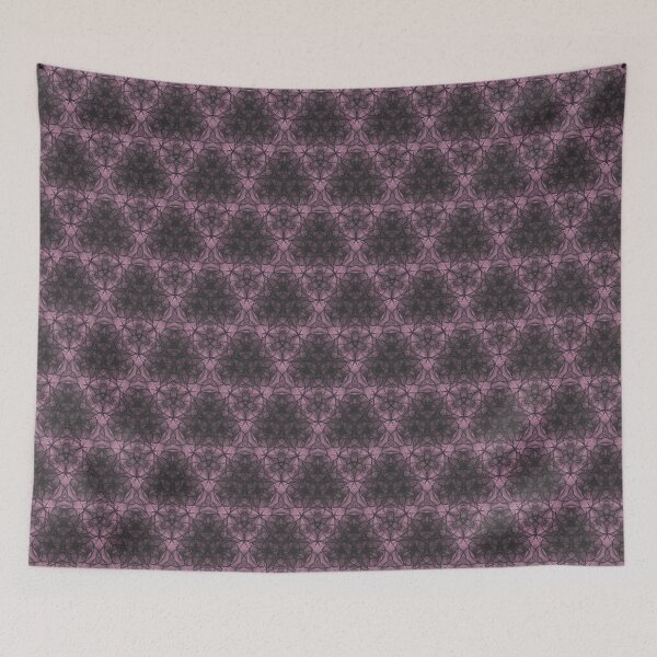 Item preview, Black Pink Geometric Lace Patterns 5 designed and sold by BilgePaksoylu.