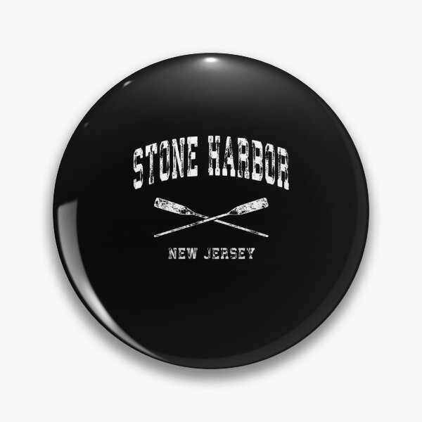 Item preview, Stone Harbor New Jersey Vintage Nautical Crossed Oars designed and sold by REDallayah.
