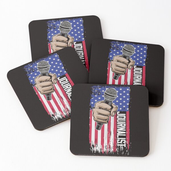 Item preview, Journalist US American Flag Journalism Reporter Author Media designed and sold by TomGiantDesigns.