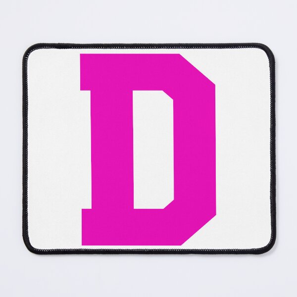 Item preview, Alphabet, Pink D, Sports letter D designed and sold by TheCultStuff.