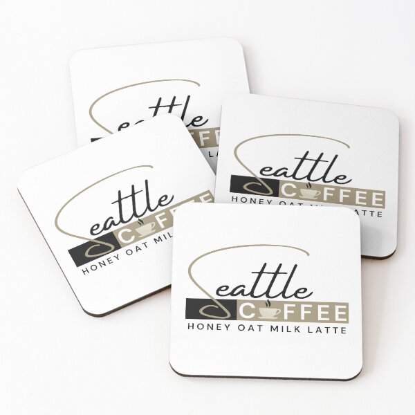Item preview, Seattle Coffee Honey Oat Milk Latte designed and sold by Mompreneur and Daughter.