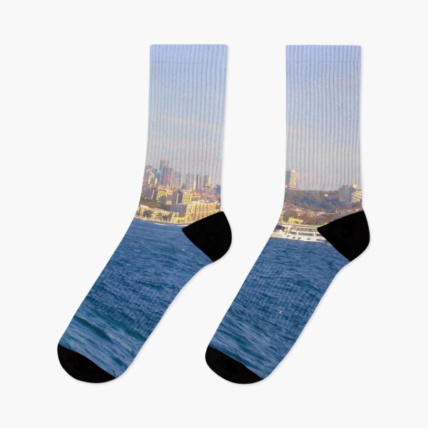 Item preview, Beautiful city sea view Istanbul Turkey designed and sold by PinkPandaDesign.