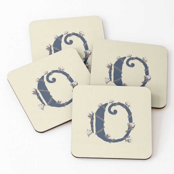Item preview, Cotton monogram letter O designed and sold by Maelyn-Couch.