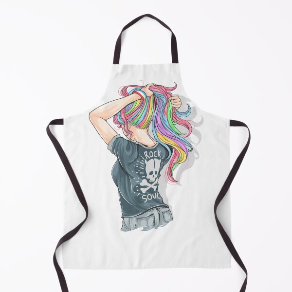 Item preview, Girl Colourfull hair, Desi Lady, Rock Soul designed and sold by Shop-ArtGallery.