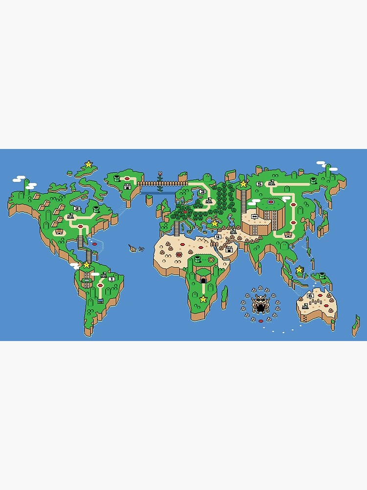 Super Mario World Maps And Charts